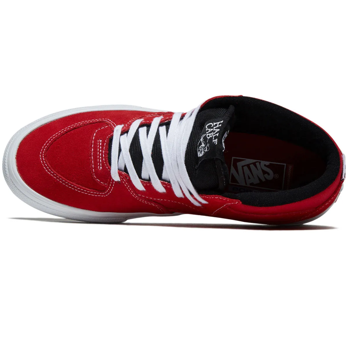 Vans Skate Half Cab Shoes - Red/White