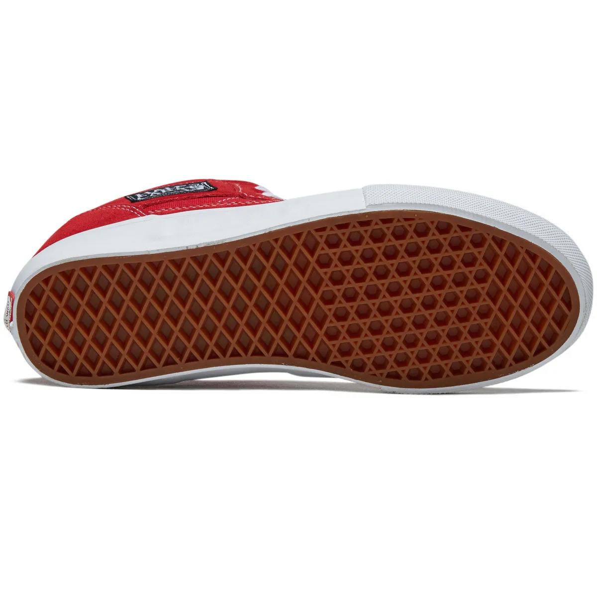 Vans Skate Half Cab Shoes - Red/White