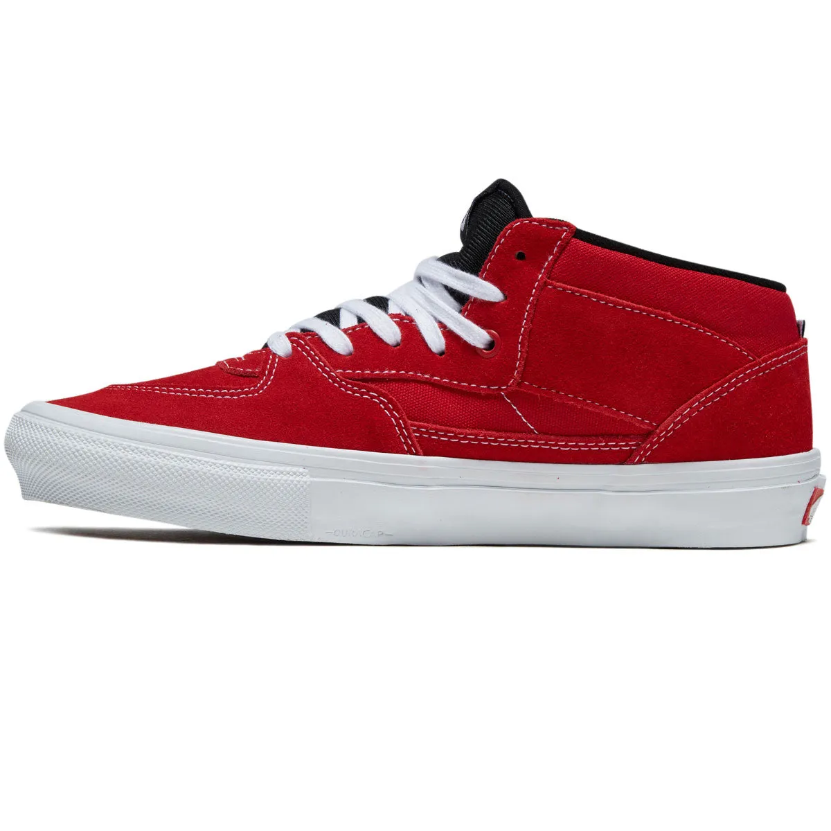 Vans Skate Half Cab Shoes - Red/White